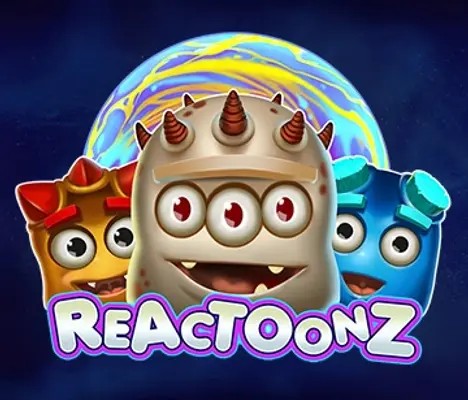 Slots logo of Reactoonz from Play’n GO at 1Win